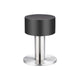 Adhesive Door Stops Stainless Steel Door Stoppers Door Stoppers with Shockproof Rubber Compatible with Wall or Floor Mounting with Double Sided