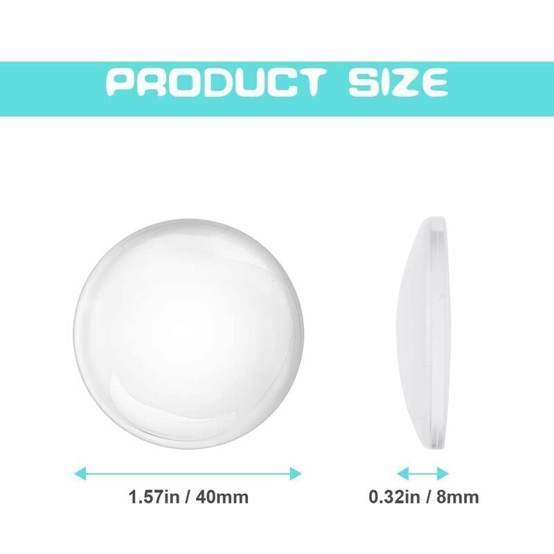6 Pcs Wall Mounted Door Stopper, Self Adhesive Silicone Door Stopper, Strong Door Stop for Cabinet, Kitchen, Bathroom and Office Doors