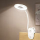 Battery-Powered Clip-on Reading Light for Bed, with 3 Brightness Levels, Rechargeable Via USB