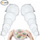 12 Pcs Silicone Stretch Lids, Silicone Lids, Stretch Lids, Silicone Stretch Lids in Different, Healthy Stretch Lid Fresh Food for Bowl, Sizes