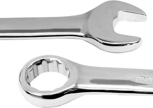 9mm Metric Wrench Industrial Combination Wrench with 12-Point Design Chrome Vanadium Steel Gear Wrenches
