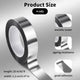 4 Rolls/110 Yard Metallic Mirror Tape - Silver 1/2'' Decorative Tapes - Self Adhesive Polyester Film Decor Tapes - DIY Graphic Art Tape - Wall Decor TV Frame Crafts Gift Box Wrapping