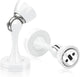 Door Stopper, Magnetic Door Stop White Wall Floor Mount Magnetic Door Stoppers Stainless Steel Magnetic Door Holder Catch Heavy Duty Modern Door Stops for Bottom of Door, 2 Pack