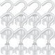 Magnetic Hooks, Cruise Ship Essentials, 30lb+ Heavy Duty Magnetic Hooks for Cruise Cabins, Refrigerator, Grill, Hanging, and Travel | Extra Strong Must-Haves Magnet Hook(White,Pack of 12)