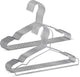 20 Pack Silver Stainless Steel Kids Hangers, Space-Saving Non-Slip, Perfect for Baby, Toddler & Kids' Clothes