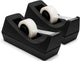 2 Pack Black Tape Dispenser Heavy Duty Desktop Holder with Anti-Slip Base for Office Home School Gift Wrapping (Tape Not Included)