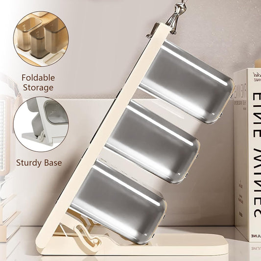 Slanted Design Coffee Capsule Holder 15.5x11.5x32CM Storage Organizer for Countertop Drawer Pantry