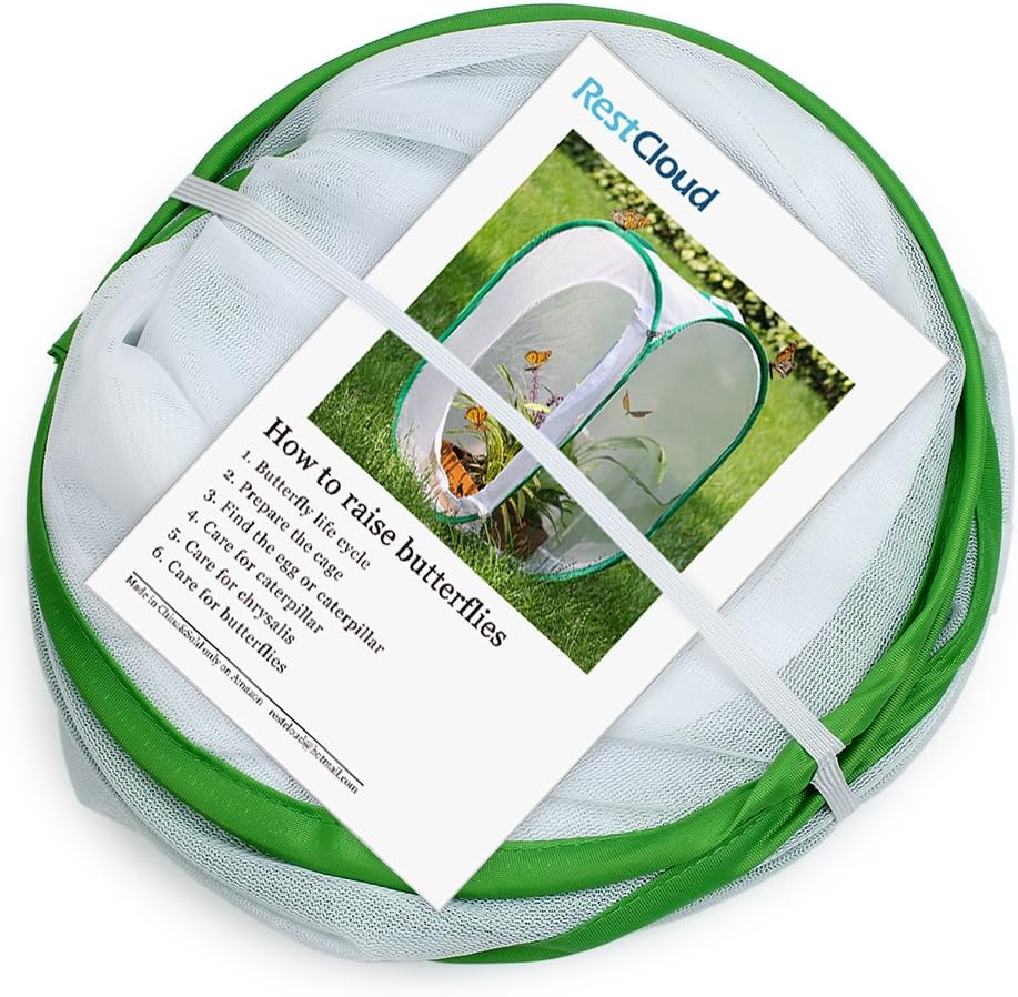 Insect and Butterfly Habitat Cage Terrarium Pop-up 23.6 Inches Tall