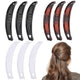 9 Pcs Banana Clips,Banana Hair Clips Ponytail Hair Holder for Long Thick and Curly Hair Women Girls(Brown,Black,White)