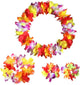 4 Pcs Multicolor Hawaiian Leis for Graduation Party, Dance Party, Photo Prop in Outdoors (Multicolor)