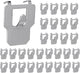 Xadnitu 30 Pieces 30LB Claw Drywall Picture Hangers for Easy Wall Picture Frames, Mirrors, Paintings, Art Hanging, Supporting in Home and Office Decoration