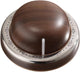Modern Mechanical Kitchen Timer with Wood Grain Design, Stainless Steel Base, Easy-to-Use Cooking Timer for Home