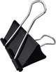 Extra Large Binder Clips 2.4-Inch (18 Pack), Big Paper Clamps for Office Supplies, Black