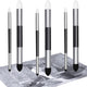 6 Pcs Blending Sponge Pen Double Headed Rub and Buff Washable Sketch Rubbing Sponge Brush Wipe Reusable Blending Stump Drawing Art Blenders for Artist Highlight Shadow Detail Tool (White,Black)