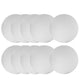 White Wraparound Cake Pastry Round Drum Board 1/4 Inch Thick, 12 Inch Diameter - Pack of 10