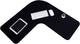 L Shaped Desk Mat Corner Mouse Pad Waterproof Large Rubber for Office Home Curved Keyboard Gaming Setup Computer Protection Supplies, 36.2 Inches(Black) Black