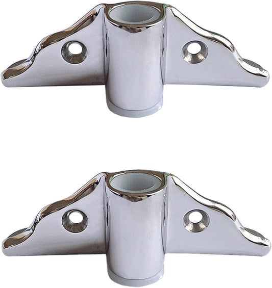 2PCS 316 Stainless Steel Row Lock Oarlock Socket Support Bracket for 1/2" Shank