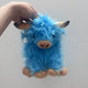 Blue Highland Cattle Chalk Bag Rock Climbing Equipment