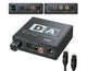 192KHz Digital Coaxial to Analog R/L RCA 3.5mm Jack HiFi Audio Converter Adapter