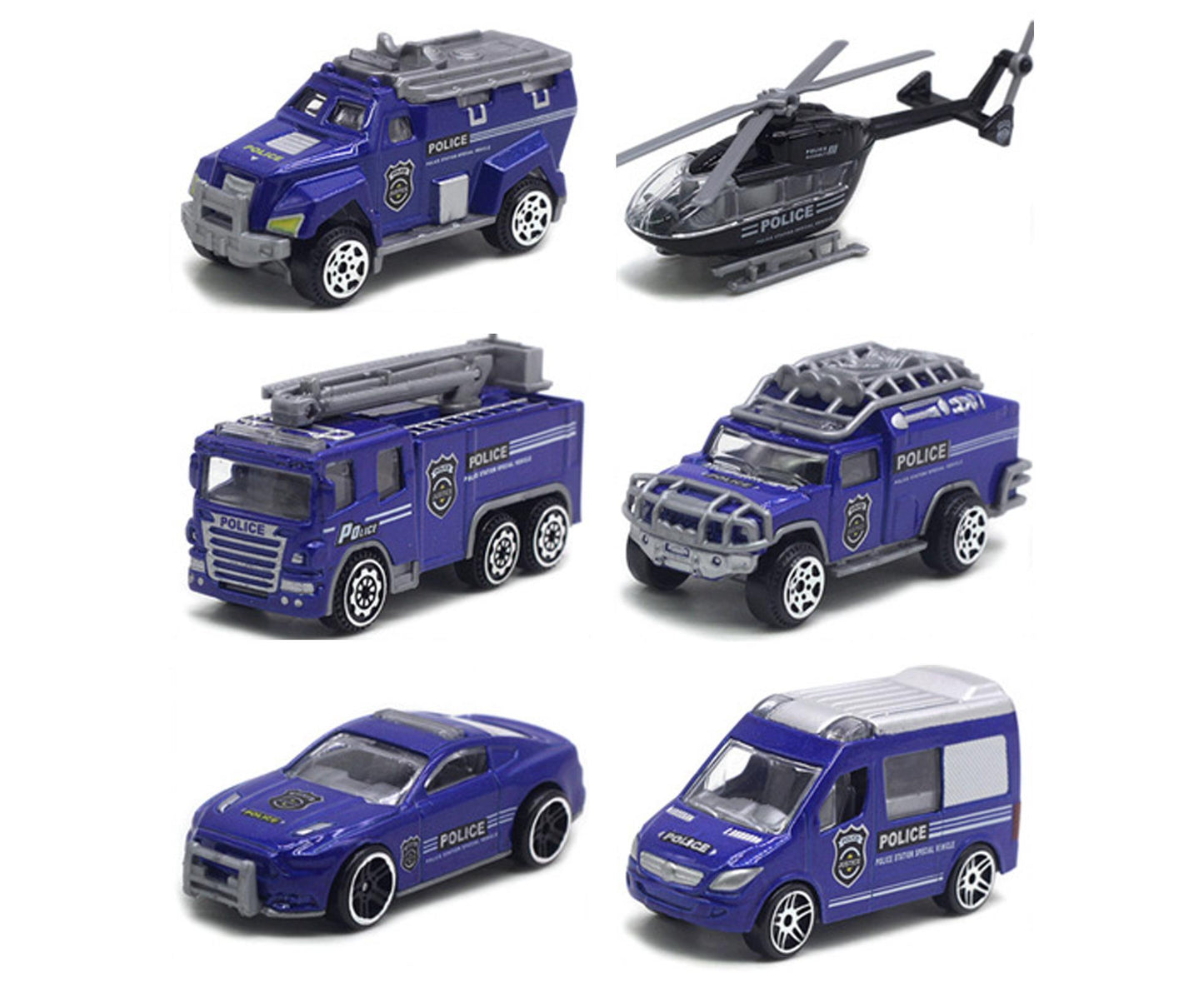 6Pcs Engineering Vehicle Simulate Gifts 1/58 Scale Boy and Girls Interactive Play Pull Back Car for School