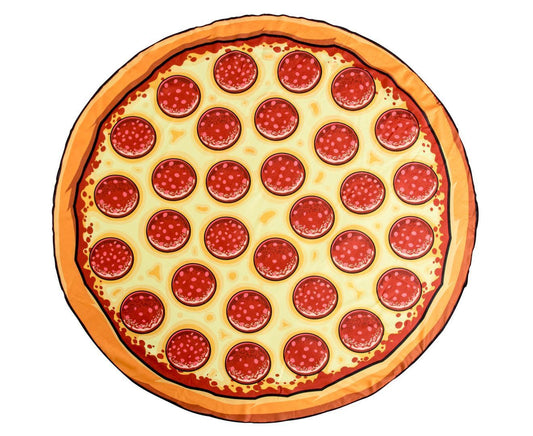 BigMouth Inc. 152cm Gigantic Pizza Beach Blanket Outdoor Pool Travel Mat Round