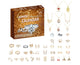 Christmas Advent Calendar Jewelry Box for Women Necklace Earring Finger Rings 24 Days Countdown Calendar New Year Xmas Gift