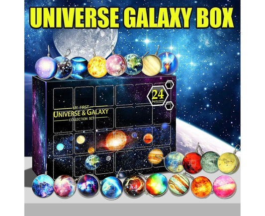 Space Advent Calendar - 24 Day Countdown Calendar Cosmic Galaxy Collection Set - Planetary Collection Set - Advent Calendar Set
