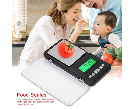 200g / 0.01g LCD Digital Electronic Balance Weighing Fruits Small Food Scales