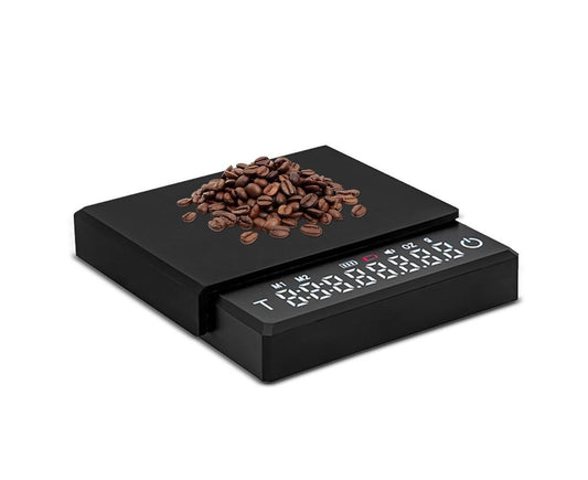 Mini Coffee Scale with Timer, 2kg/0.1g Accurate 3 Modes Type-C Rechargeable Portable Digital Scale for Espresso and Pour Over Coffee with