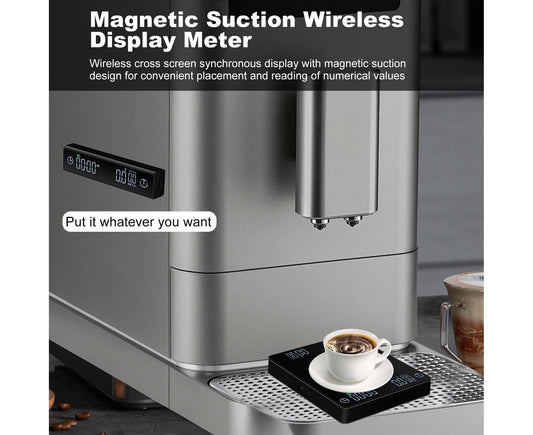 Coffee Scale with Wireless Display 3kg/0.1g High Precision Espresso Scale Rechargeable Digital Kitchen Scale Tare and Zero Unit Switching