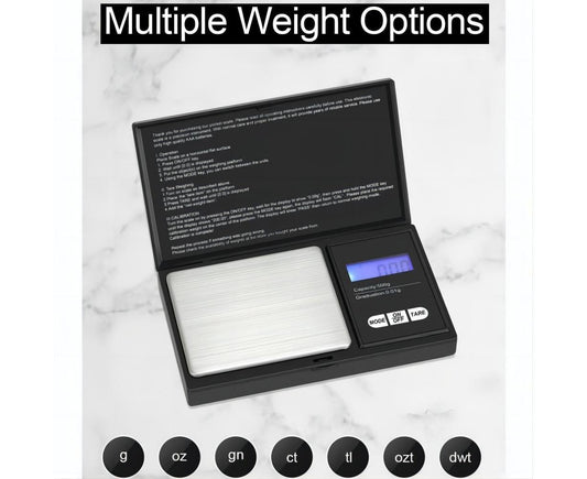Precision Scale 0.01g, 500g/0.01g, Pocket Scale with LCD Display, Small Jewelry Scale, Kitchen Scale, Precision Scale with Tare Function