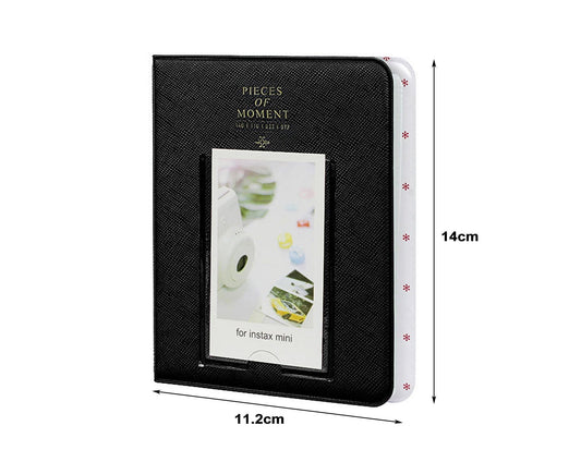 Large Capacity Photo Album Bright Color Compact Mini Picture Collect Book Postcard Holder for Students - Purple