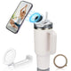 Phone Holder For Stanley, Water Bottle Phone Holder For Stanley 40oz Cup, Phone Stand Mount, Portable, Rotatable