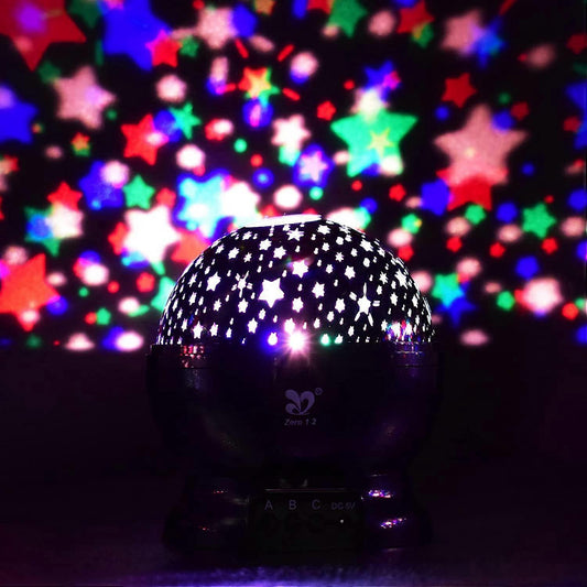 Star Projector Night Light - Babies Bedroom Ceiling Light Projector Lamp