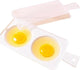 Plastic Double Egg Poacher, Microwave Egg Cooker