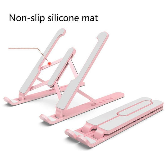 Foldable Adjustable Laptop Stand, Portable Desk Holder