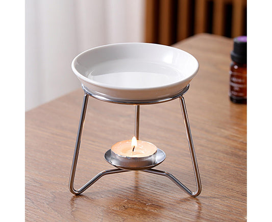 Wax Candle Burner for Home-Silver