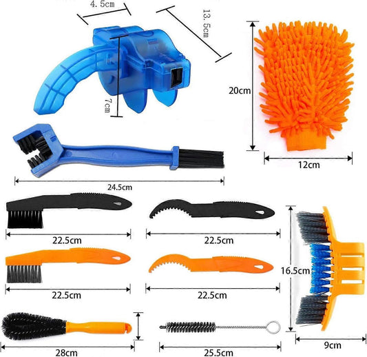 Bicycle Cleaning Brush Set, Bike Maintenance Tool Kit