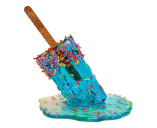 Melting Ice Resin Art Figurine-Blue