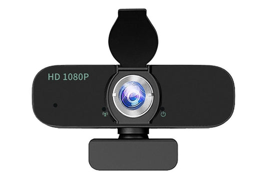 Full HD 1080P Webcam with Built-in Mic Wide Angle Auto Focus Privacy Cover for PC/Laptop Plug and Play USB Camera