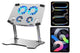 Tablet Cooling Pad Aluminum Adjustable Tablet Stand Tablet Support Notebook Stand Cooling Fan Pad