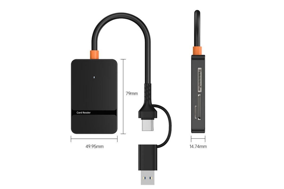 Memory Card Reader USB 3.0 to Compact Flash Memory Card Reader SD TF MS CF Card Reader Adapter