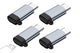 4Pcs Lightning to USB C Adapter Fast Charging and Data Transfer for iPhone 15 16 17