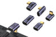 5 Pcs USB4.0 40Gbps Type C Male/Female to USB C Female Adapter Extender USB C Coupler 40Gbps Data Transfer