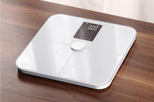 Smart Digital Bathroom Body Fat Scale 180KG Bluetooth Scales Weight for BMI Water -White