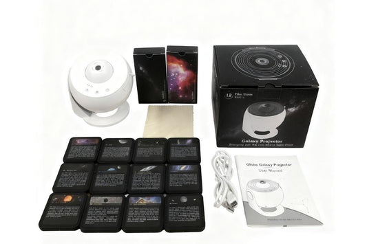 Galaxy Projector for Bedroom 13 Film Discs Projector - White