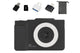 Digital Camera With 180 Degree Flip Screen 16X Digital Zoom Camera With 32G Memory Card -Black