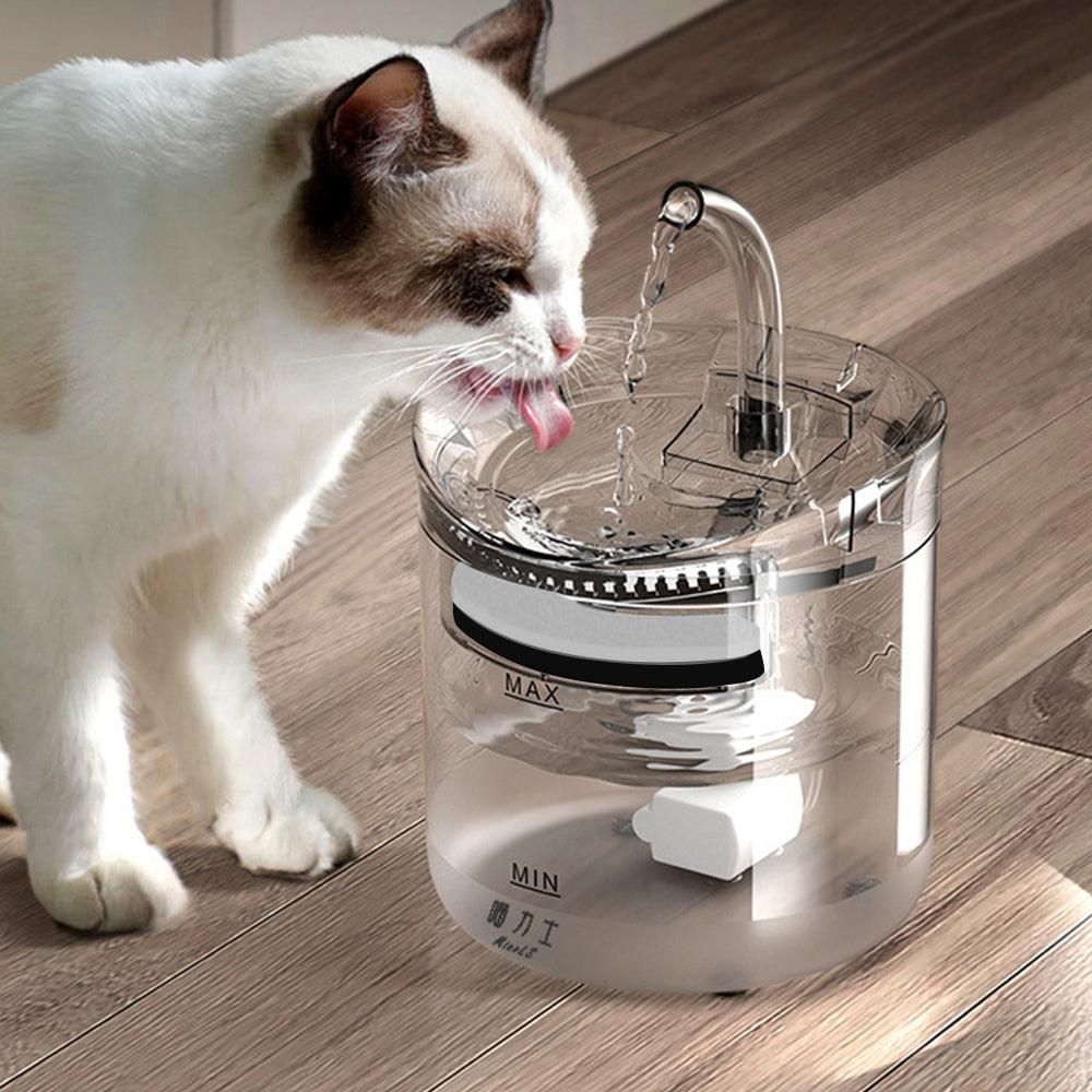 WF060 Pet Water Fountain Cat Dog Electric Drink Dispenser Filter Continuous Flowing