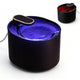Pet Water Fountain Cat Dog Automatic Electric Drinking Dispenser with Red Light Indicator Black
