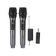2Pcs Set Wireless Karaoke Microphone Rechargeable Handheld Microphone with LED Display